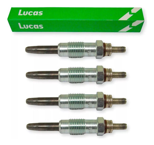 Lucas Juego X4 Bujias Precalentadoras Fiat 147 1.3 Diesel 0