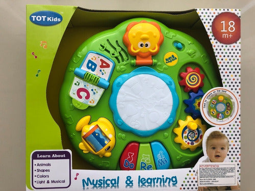 Tot Kids Round Educational Toy with Activities and Sounds 1