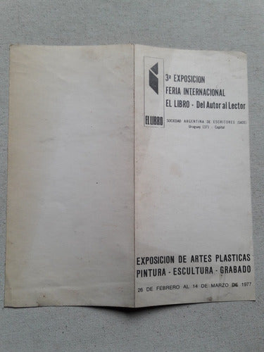 Catalogo Exposición De Artes Plásticas Pintura Escultura 0