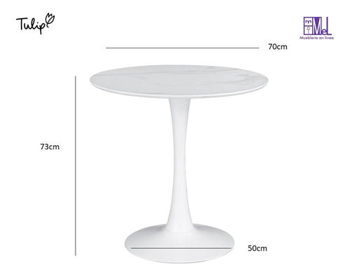 Nhome Round Bar Table for Restaurant or Hotel - Strong Base 7