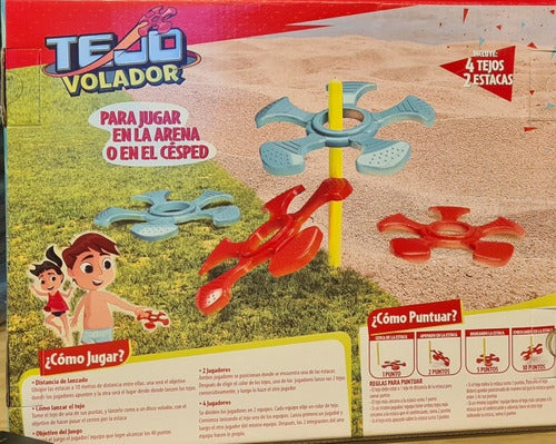 Faydi Fun Flying Tejo Game for Beach and Grass 3