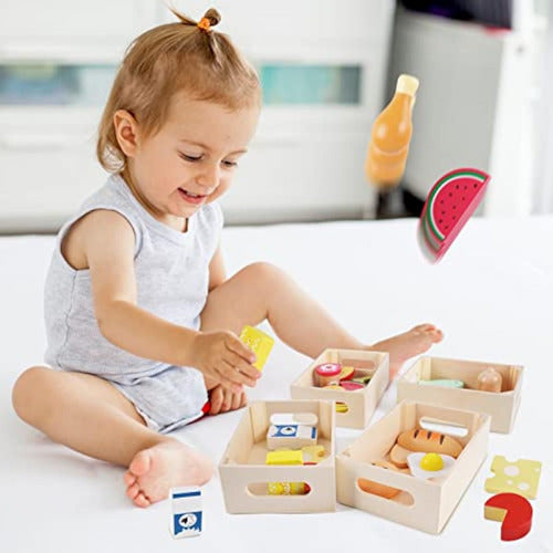 Grupos De Alimentos - Wooden Play Food Sets 3