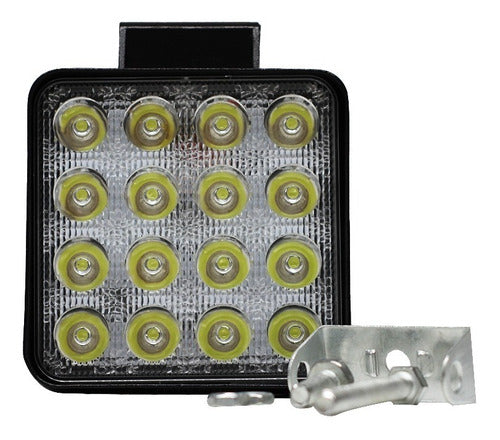 Kobo Lighting Faro Led 48W 16 Led Azul 12/24V Off Road Pick Up Agro Camion 1