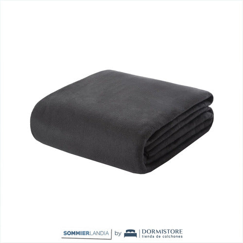 Alcoyana Fleece Blanket Cronos 2 ½ Plazas - Black 1