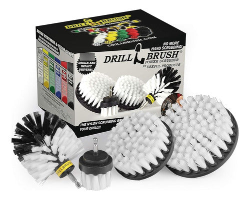 Drillbrush Power Scrubber Automotive Drill Brush - Soft White Cleaning Brush 0