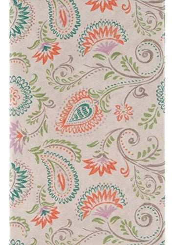 Mainstream Primavera Floral Paisley Vinilo Franela Trasera M 1