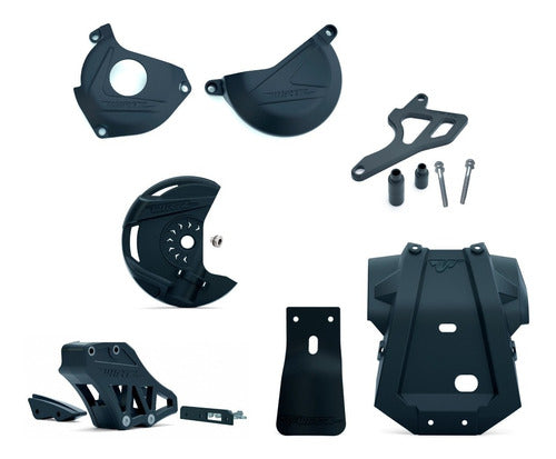 Complete Wirtz Kit for Honda Tornado XR 250 - Engine Protection Set 11