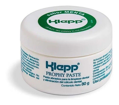 Klepp Dental Prophy Paste Mint Flavored Abrasive Cleaning Paste 0