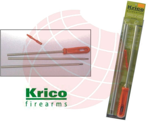 Krico Cleaning Rod for .22 or 5.5mm Rifles - 3 Piece Set 0