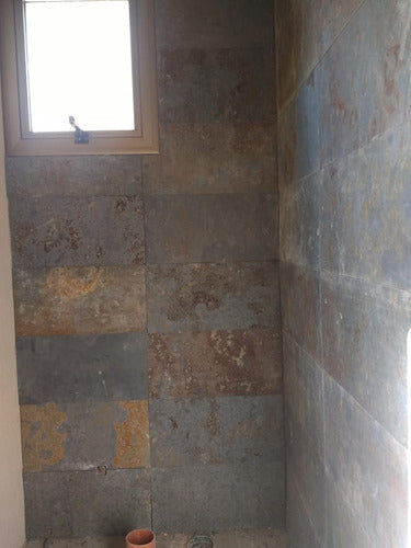 Natural Stone Slate Oxide Covering Wall/Floor 20 x 40 2