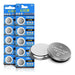 Licb 10 Pack Cr1632 3v Batería De Litio Cr 1632 0