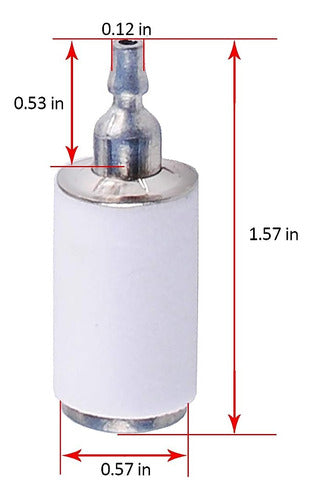 530095646 Filtro De Combustible Compatible Con Weedeater Cra 1