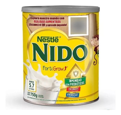 Nido 5un Fortigrow Inmunidad Leche Infantil Polvo Lata 750g 0