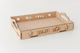 Set of 4 Ready-to-Use MDF Breakfast Trays 20x30 cm Lisa/Calada Design 3