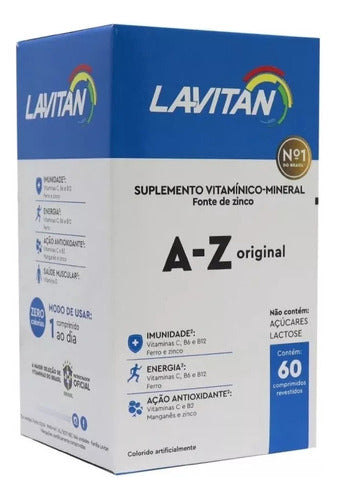 Lavitan Multi Vitamínico A-Z (Pack X 2 Frascos - 120 Comp) 1