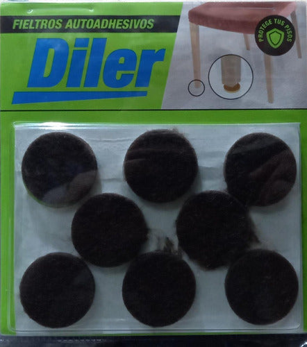 Diler Circular Self-Adhesive Felt Protector 3cm 0