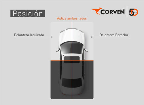 Corven Parrilla De Susp. Volkswagen Gol (95') Del. Izq-der 1