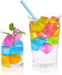 Reusable Ice Cubes x 10 Colorful Refrigerant Cubes 1