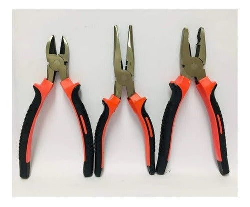 Universal Pliers Set, 8" Cutting and Fine Nose Pliers 0