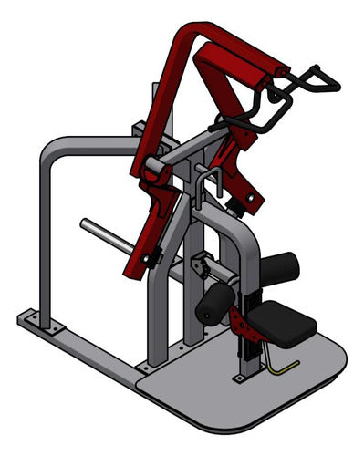 Plano Para Fabricar Maquina De Gym, Dorsalera Circular 0