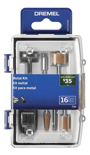 Dremel Kit Para Metal 16 Accesorios Para Minitorno Dremel 734 0