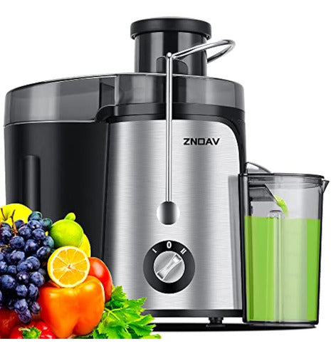 ZNOAV Juicer Machine, 600W Juicer with 3.5-Inch Feed Canal 0