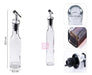 Oh My Shop! Set of 2 Glass Oil and Vinegar Dispensers 150 ML with Pour Spout 6