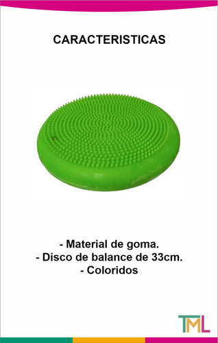 Disco Bosu Bozu Plano Equilibrio Balance Propiocepcion Gym 3