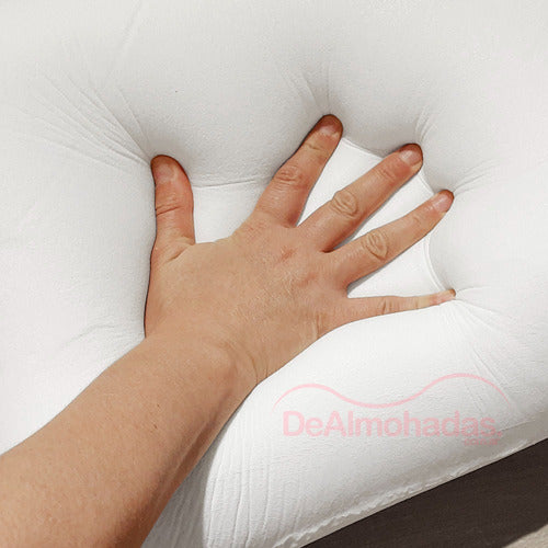 2 Smart Viscoelastic Pillows 57x37x10 DeAlmohadas 2