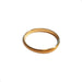 Rommanel Anillo Oro 18k Laminado Alianza Lisa Compromiso 0