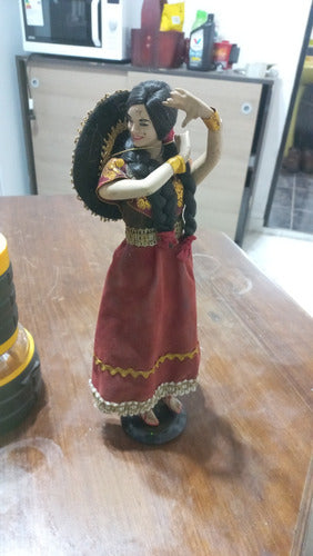 Muñeca Española/gitana De Porcelana Articulada 0