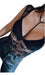 Moda Glam Body Tiras Encaje Mujer Body Dama Sexy Lencería 0