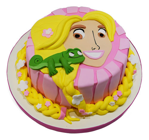 Torta Rapunzel Tematica - Princesas Disney - 20 Personas 0