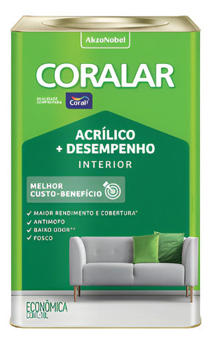 Coralar Acrilico Mais Desempenho Branco 18l 0