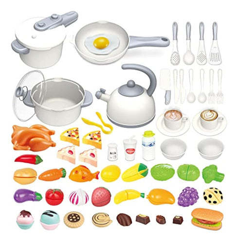 Yalujumb Kitchen Toys for Kids, 76 Pieces 1