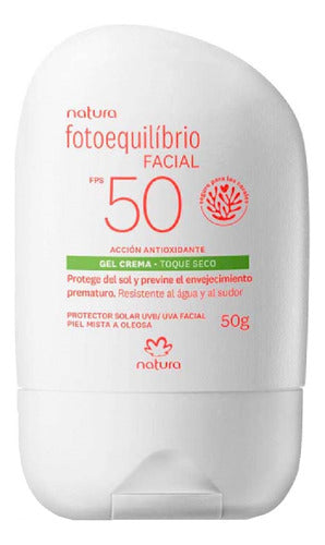 Natura Gel Crema Protector Facial Fps 50 - 50g 0