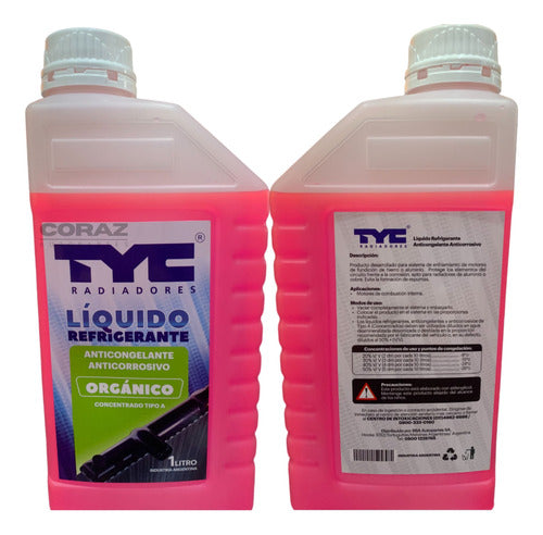 TYC Automotive Concentrated Refrigerant Liquid 1L Yields 10L 1