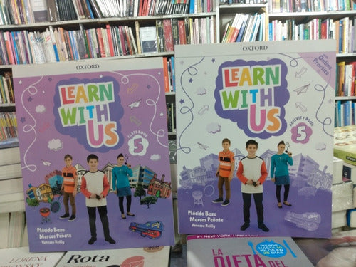 Learn and Improve with "Learn With Us 5" Student Book + Workbook - Oxford - Learn With Us 5 (Student Book + Workbook) - Oxford