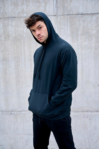 Premium Hoodie Kangaroo Sweatshirt Men Solid Fleece Jack Wear 17