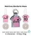 Inter Miami Messi Camiseta Keychain Embroidery Design Matrix 2