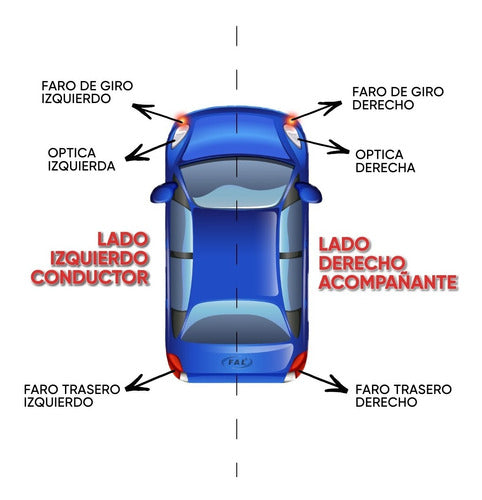Rear Tail Light for Peugeot Expert 2007-2013 2