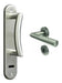 Stainless Steel Door Handle Set: Main Handle, Lever Handle, and Key Plate 0