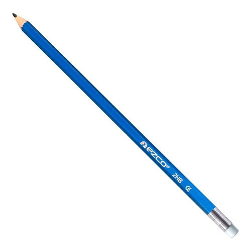 36 Black Pencil Ezco Mito 2HB with Eraser in Box 1