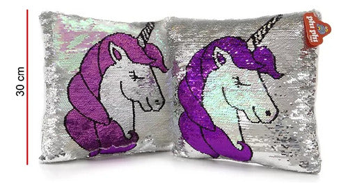 Phi Phi Toys Reversible Sequin Unicorn Pillow 4