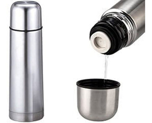 Sunlight 0.5 Liter Double-Layer Stainless Steel Thermos with Pouring Cap 0