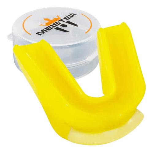 Moldable Double Mouthguard Case - Yellow 0