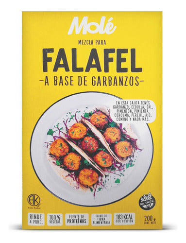 Mezcla Falafel Mole Base De Garbanzos Sin Tacc 200g Pack X2 1