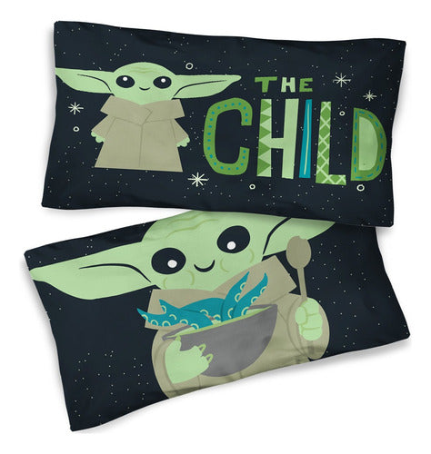 Piñata Star Wars Comforter Set + Baby Yoda 1 1/2 Bed Sheets 4