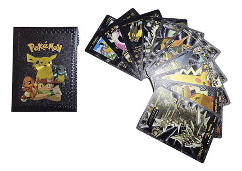 Pokémon Cards Black and Gold Pack of 10 Flexible VMAX EX 6