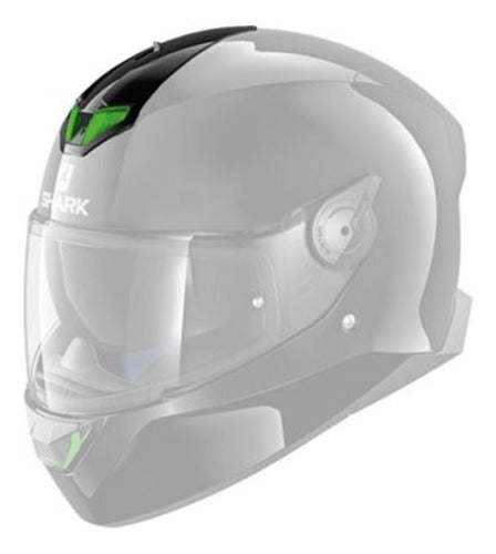 Superior Green LED Ventilation Shark Skwal Helmet VE5400 2